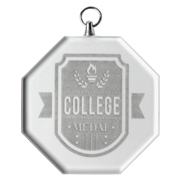 Glass Medal – Octagon