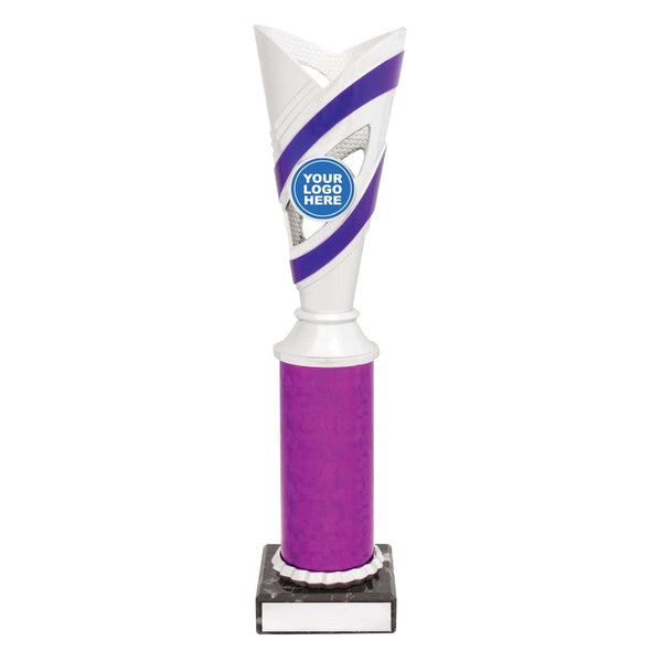 Curve Cups – Silver / Purple