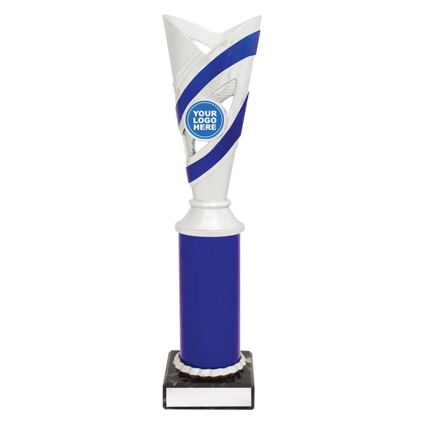 Curve Cups – Silver / Blue