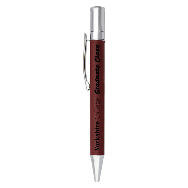 Leatherette Pen – Rose