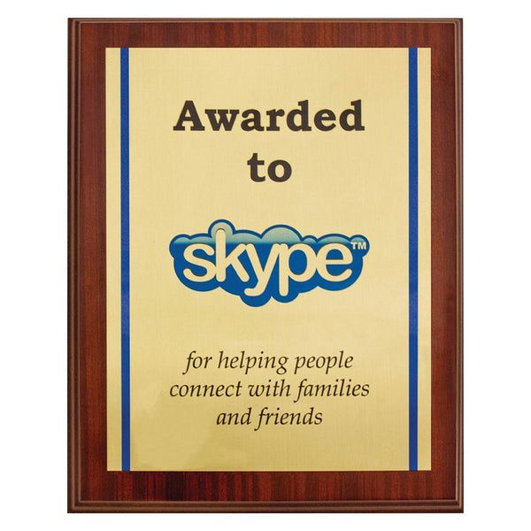 Colour Plaque – Gold