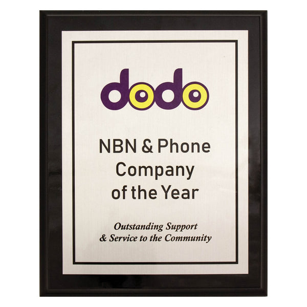 Colour Plaque – Silver