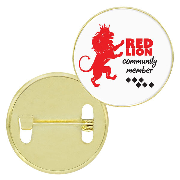 Metal Brooch Gold