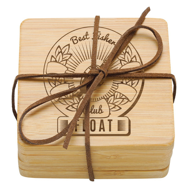 Bamboo Coaster Set – Square